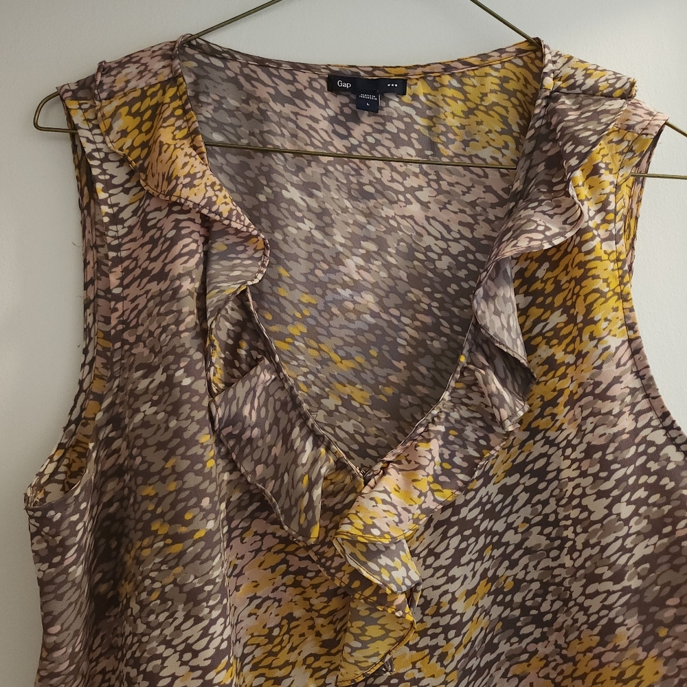 Gap Summer Sleeveless Blouse. Size l. Preloved.